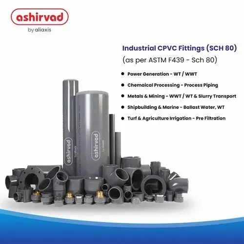 Industrial CPVC Fittings SCH 80